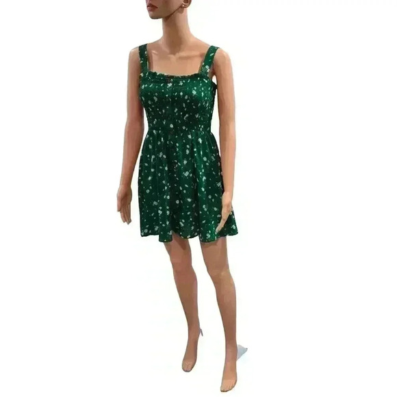 Floral Smocked Sundress with Button Details - Picture 2 of 13